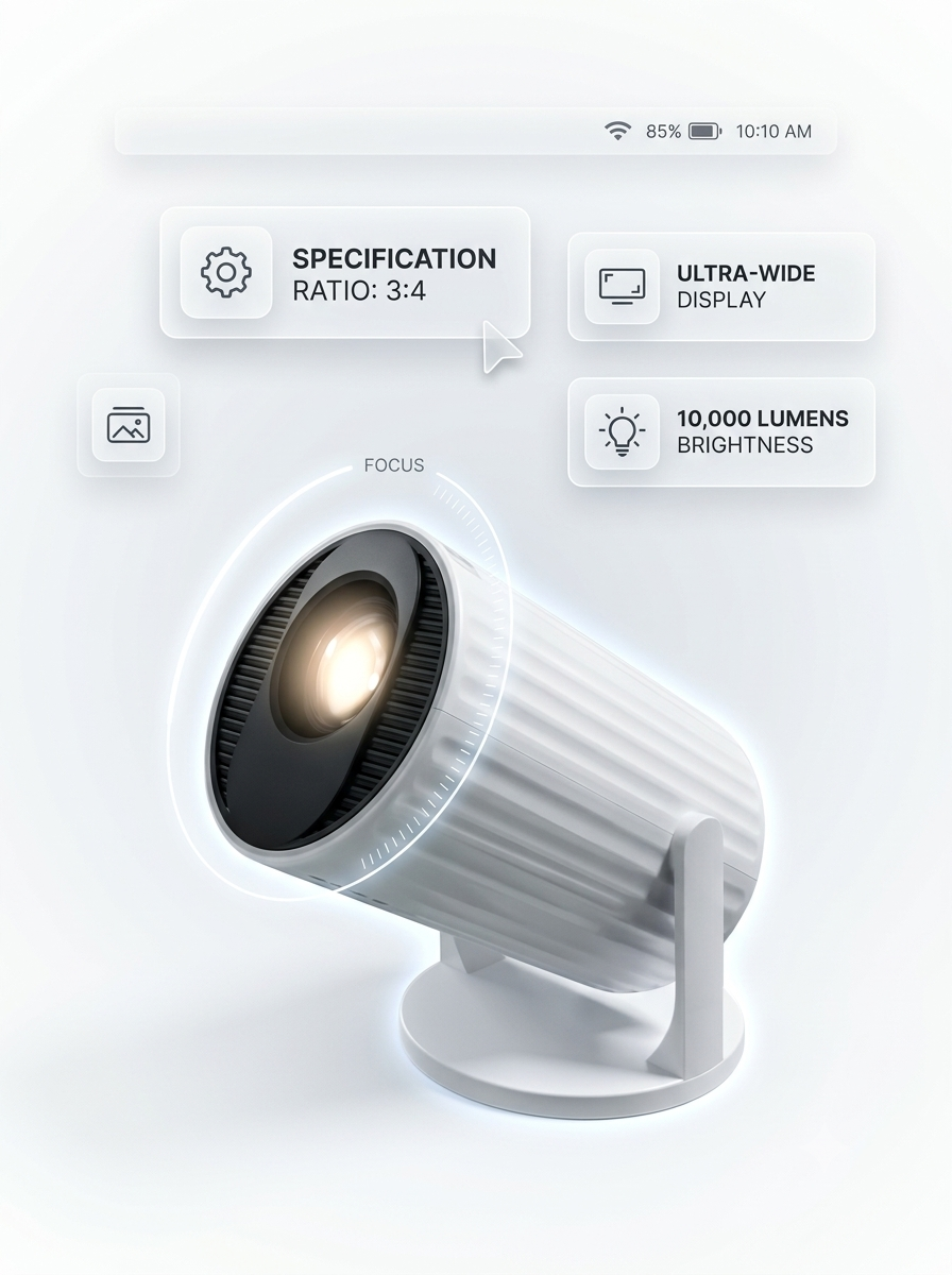 P80 Mini Android Projector - Image 4